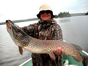 Peffleys Canadian Wilderness Camps offers canadian walleye and northern pike fishing and hunting trips in Wabaskang Lake in Perrault Falls, Ontario Canada along with canadian hunting and fishing lodge and canadian hunting outfitters,